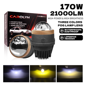 3 इंच का तीन लेजर फॉग लैंप बिफोकल प्रोजेक्टर लेंस 12 वी 170 डब्ल्यू लेजर एलईडी प्रोजेक्टर लेंस - Product Image 1