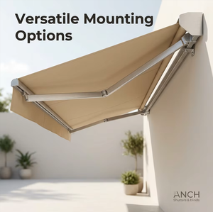 Auvent <span class=keywords><strong>automatique</strong></span> extérieur <span class=keywords><strong>à</strong></span> cassette, auvent pliable, pare-soleil, auvent rétractable pour bâtiments de jardin - Product Image 6
