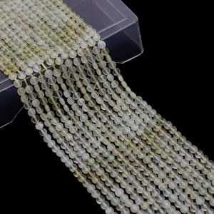 Perles de pierres précieuses multi-prehnite de 4 mm, forme briolette, facettées, pierres précieuses semi-précieuses naturelles, perles fantaisie en vrac pour bijoux - Product Image 2