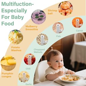 Kitchen Accessories Manual Plastic PP Portable Tabletop Detachable <b>Vegetable</b> Mixer Blender - Product Image 2