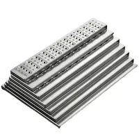 Grille de drainage extérieure en acier inoxydable estampé, antidérapante, anticorrosion, durable pour système de drainage appartement et villa