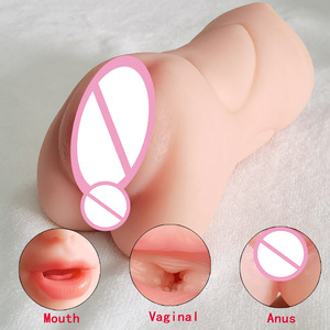Masturbateur masculin manuel réaliste 3 canaux de haute qualité avec moule de hanche réaliste pour le <span class=keywords><strong>vagin</strong></span>, l'anus et la bouche, pour jouets sexuels masculins - Product Image 5
