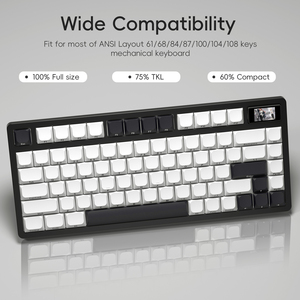 XVX Keycaps Slope Low Profile Mécanique PBT Side-Printed Keycaps Coloré Mignon DIY Personnalisé Personnalisé - Product Image 4