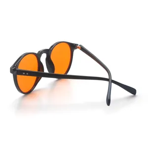 2024 nouveau Design dernière mode cadre optique chine usine directe femmes hommes Anti lumière bleue Orange lentille TR90 cadres lunettes