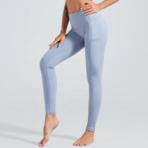 Mujeres Atlético polainas de Yoga con bolsillos Stretch <span class=keywords><strong>Fitness</strong></span> pantalones de Yoga - Product Image 6