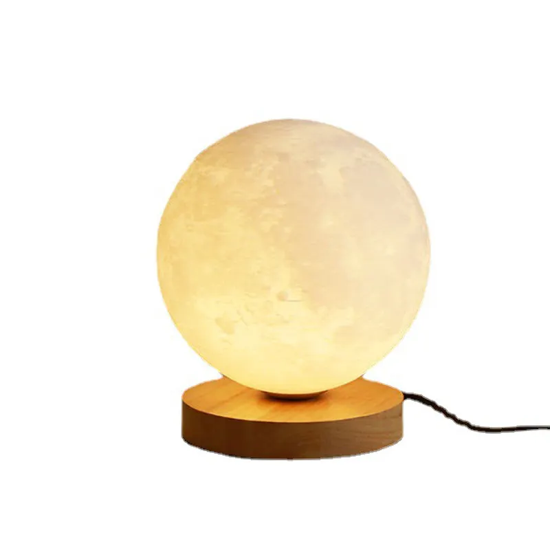 Nieuwe Stijl Creatieve Maantype Decoratieve Verlichting Hars Indoor Led Bureau Licht G9 Lamp Tafellamp