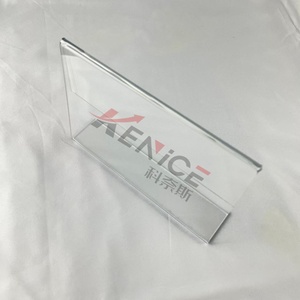 Thiết kế mới <span class=keywords><strong>Acrylic</strong></span> <span class=keywords><strong>Menu</strong></span> hiển thị chủ với một khe cắm thẻ bảng Top rõ ràng perspex <span class=keywords><strong>Menu</strong></span> hiển thị Rack cho nhà hàng - Product Image 3