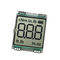 Maßgefertigtes 3-stelliges TN-Segment-LCD-Anzeigemodul OEM-Service Ohne Hintergrundbeleuchtung für Bedienfelder