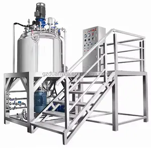 Lebensmittelchemie-Zubehör 500L Hochgeschwindigkeits-Emulgations-Topf-Mischgerät Mischung Homogenisierungs-Emulgationsmaschine