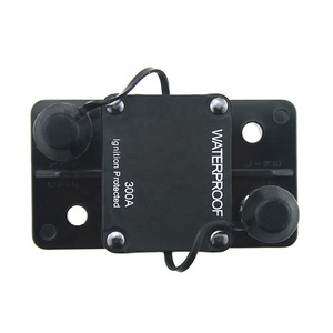 Amomd 12V-48V Hi-Amp tipo disyuntor 300 Amp sobrecorriente corte térmico reinicio automático caja moldeada para coche marino - Product Image 2