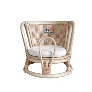 Silla de ratán Natural artesanal ecológica de alta calidad para niños para sala de juegos y muebles de dormitorio para niños, guardería - Product Image 1