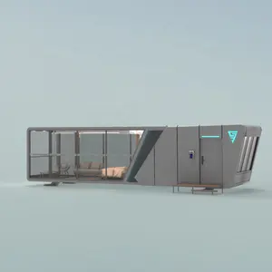 Modern Space Capsule Style Prefabricated House For Scenic Area Mobile House With Graphic And 3d Model Design Solutions