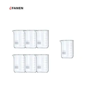 Fanen 50 ~ 2000 ml 유리 샘플 150ml 유리 비커 머그잔