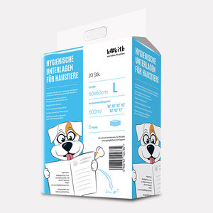 Almohadilla biodegradable personalizada para mascotas, almohadillas para cachorros, venta al por mayor - Product Image 3