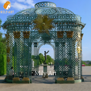 Décoration de jardin Gazebos en fer forgé Supports en métal pour gazebo - Product Image 2