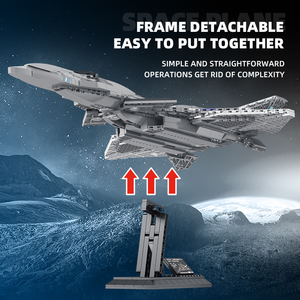 Ensemble de Briques de Construction de Modèles d'Avions Spatiaux <span class=keywords><strong>StarWars</strong></span> de 1226 Pièces, Briques de Collection en Plastique DIY pour Adultes et Garçons - Product Image 3