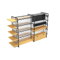 Étagères de vente au détail en bois Miniso, présentoirs à vendre