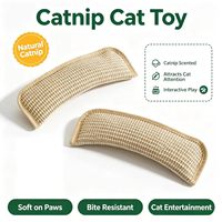 Coussin à chatouiller en herbe à chat pour chat, jouet pour animaux de compagnie pour chats d'intérieur, anti-ennui et pour le jeu autonome, coussin à mâcher durable pour chatons, vente en gros