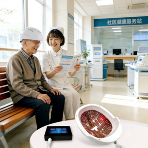 Casco Cerebral para Pacientes, Alivio para el Dolor de Cabeza, Migraña, <span class=keywords><strong>Temblores</strong></span>, Accidente Cerebrovascular, Rehabilitación, Cirugía, Gorro de Equipo - Product Image 2