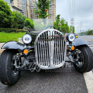 Mini Retro nostaljik araba iki koltuklu Modern mobil araç gezi siyah oto klasik araba son tasarım elektrikli - Product Image 2