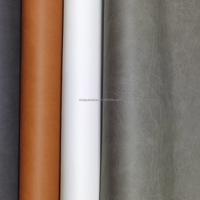 Cuir synthétique PU thermosensible ultra-fin de 0,6 mm, résistant à l'eau, finition brûlée à chaud, pour reliure de livres