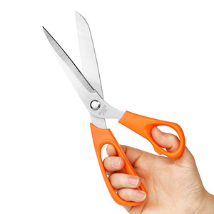 Stainless Steel Tailor Scissors Large Size For Fabric Paper Sewing Craft Cutting <b>Tool</b> <b>With</b> Plastic Handle - Product Image 4