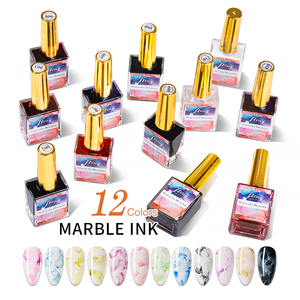 JTING <span class=keywords><strong>Gel</strong></span> de Pintura para Uñas 15ml, Tinta Líquida Efecto Mármol y Floración Acuática, Esmalte de Uñas UV, Paquete Personalizado OEM con Etiqueta Privada - Product Image 1