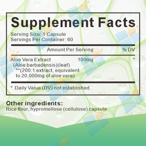 OEM fabrika satıyor doğal organik <span class=keywords><strong>Aloe</strong></span> <span class=keywords><strong>Vera</strong></span> özü kapsül sindirim diyet takviyeleri <span class=keywords><strong>Aloe</strong></span> <span class=keywords><strong>Vera</strong></span> kapsül teşvik - Product Image 2