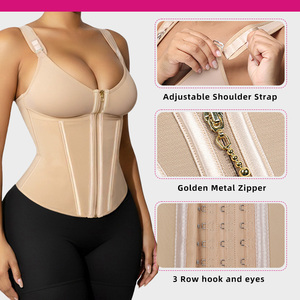 Corsetto <span class=keywords><strong>Modellante</strong></span> a Clessidra Personalizzato per TikTok, Shaper Colombiano con <span class=keywords><strong>Reggiseno</strong></span> Integrato per Donna - Product Image 5