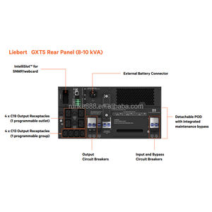 वर्टिव अप पावर सप्लाई Gxt 05k00s11050-मानक एकल इनपुट एकल आउटपुट रैक/टॉवर 5kva मानक मॉडल GXT5-5000IRT5UXLN - Product Image 4