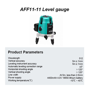 Высокопроизводительный лазерный уровень XTXS с 2 линиями, зеленый лазерный указатель, измерительный инструмент, работающий от батареек, для самостоятельного использования - Product Image 2