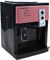Distributeur d'eau de comptoir à chargement par le haut Mini distributeur de refroidisseur d'eau de bureau de 5 gallons avec eau chaude froide et chaude