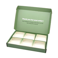 Caja de Embalaje Personalizada para Galletas, Cupcakes y Donuts Marroquíes, Papel Corrugado de Grado Alimenticio, Caja de Envío para Donuts y Galletas