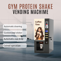 Machine à café avec système de paiement, distributeur automatique de café Nescafé avec 3 sélections de boissons chaudes