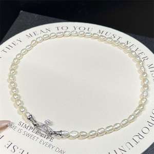 Collar de Perlas de Agua Dulce Inspirado en la Emperatriz Dowager Cixi, Diseño Barroco con Características Minimalistas y Exclusivas - Product Image 2