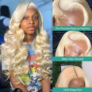 Perruque de cheveux naturels 50 pouces sans colle blonde <span class=keywords><strong>613</strong></span> perruque full hd lace avec des cheveux de bébé, cheveux humains 40 pouces vendeur de perruque full lace front complet - Product Image 3