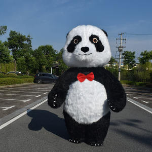 Mashable Ours Tigre Husky Lapin Costume Gonflable Panda Géant Polaire Fraise Ours Fourrure Monstre Mascotte Promotions Polyfoam - Product Image 4