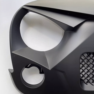 Grille avant ABS en vente, avec grille en maille noire mate, grille de pare-chocs avant pour <span class=keywords><strong>Jeep</strong></span> Wrangler JL, très belle - Product Image 4