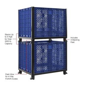 저렴한 가격 차고 선반 접이식 수납 선반 고강도 벽걸이 대용량 컨테이너 작업장용 - Product Image 2