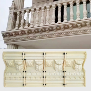 Bê tông mái hiên khuôn mẫu cho biệt thự vỏ/hộp cho mái cornice và tường trang trí, và abs nhựa Roman cột cho căn hộ - Product Image 1