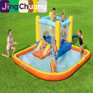 Jingchuang53381 Parc aquatique avec trampoline, petite <span class=keywords><strong>aire</strong></span> <span class=keywords><strong>de</strong></span> <span class=keywords><strong>jeux</strong></span>, château gonflable pour enfants, parc aquatique - Product Image 4