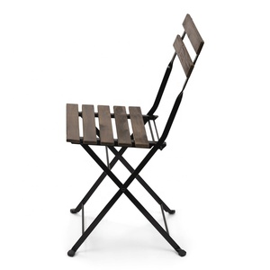 Chaises de jardin en <span class=keywords><strong>métal</strong></span> pliant français, <span class=keywords><strong>chaise</strong></span> d'extérieur pour mariage, <span class=keywords><strong>bistrot</strong></span>, bon marché - Product Image 2