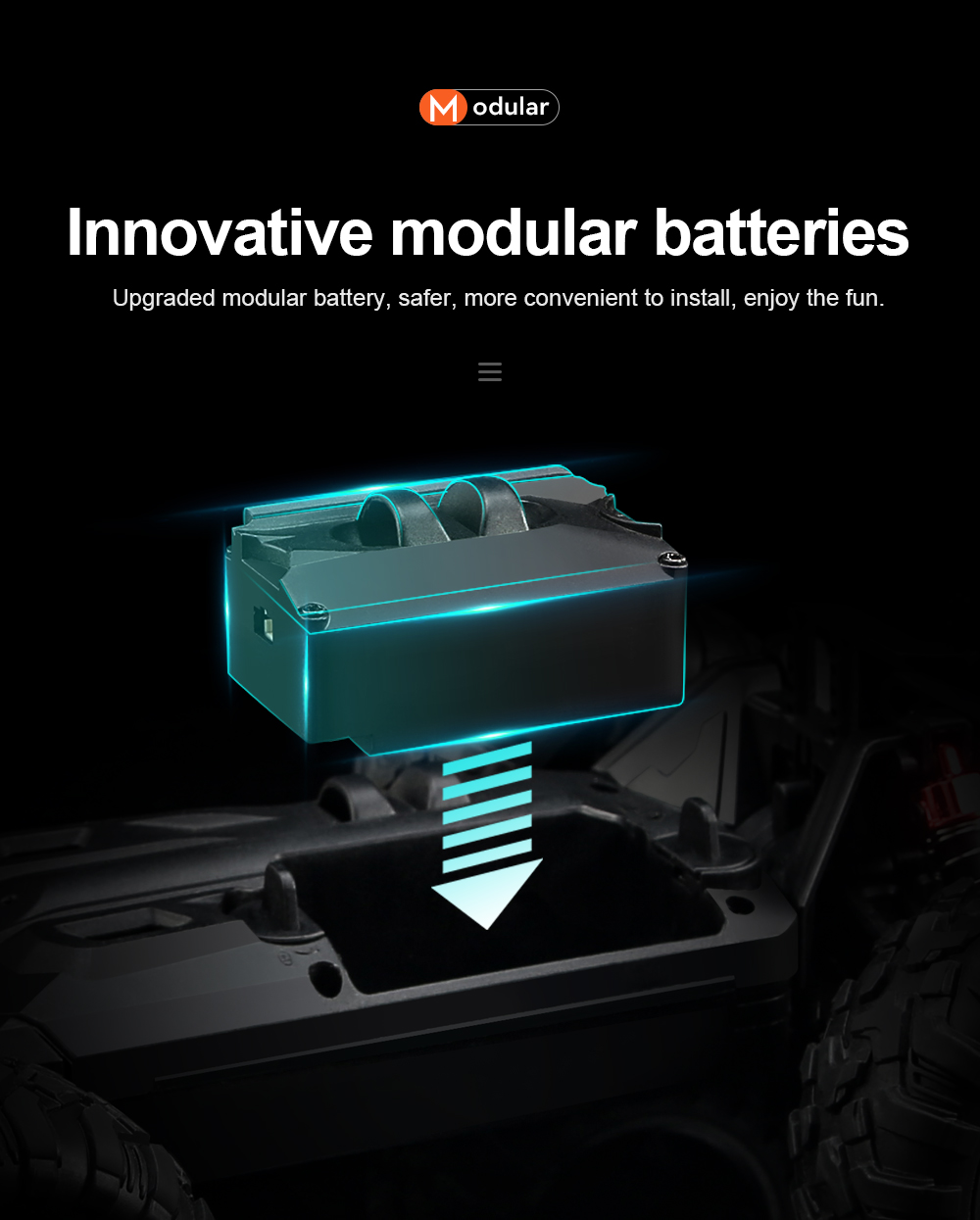 HOSHI N416 1/16 High Speed Truck 4WD 36KM/H Supersonic Monster Truck Off-Road Vehicle Electronic Toys Christmas gift Green