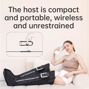 Jambe enveloppée complète avec botte de récupération de Massage de Drainage lymphatique chauffant pour les bottes de récupération de jambe d'athlète Compression d'air - Product Image 2