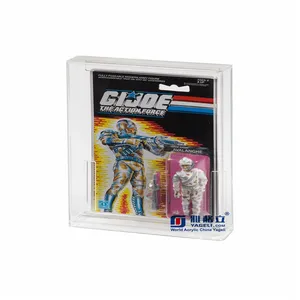 99% UV-Beständigkeit klar Acryl kardiert Star War Vintage lose Action figur Vitrine für GI JOE Spielzeug