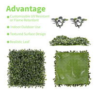 Panneaux d'herbe artificielle réalistes à succès, en PE, écologiques, pour la décoration de jardin, intérieur, extérieur, maison, patio, mariage, lieu d'événement