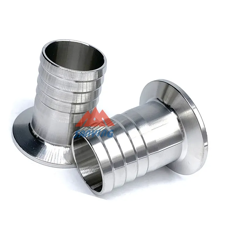stainless steel SS 304 hose pipe fittings hose coupling and tri clamp brake hose fitting connector ferrule