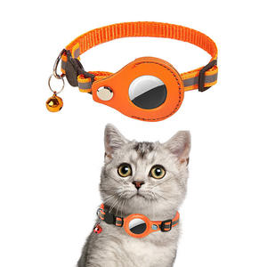 Wholesale Tactical Ribbons Eco-Friendly Nylon Anti-lost <b>Cat</b> <b>Collar</b> <b>with</b> Airtag <b>Tracker</b> Protection Reflective Smart Tracking - Product Image 6