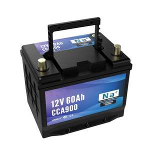 Batería ligera de iones de sodio de 12V y 60Ah con BMS inteligente para sistema de arranque y parada de SUV, fabricación OEM - Product Image 1