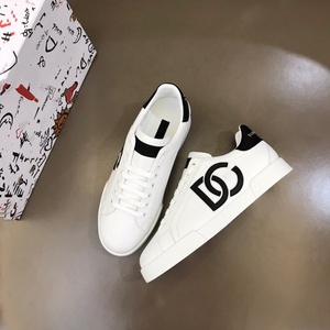 Zapatos Casuales de Alta Calidad, Modernos y de Lujo, Marca Dolceabban D, Transpirables, Zapatillas Deportivas para Hombre, Cierre de Cuero Blanco, Zapatos de Skateboarding - Product Image 2
